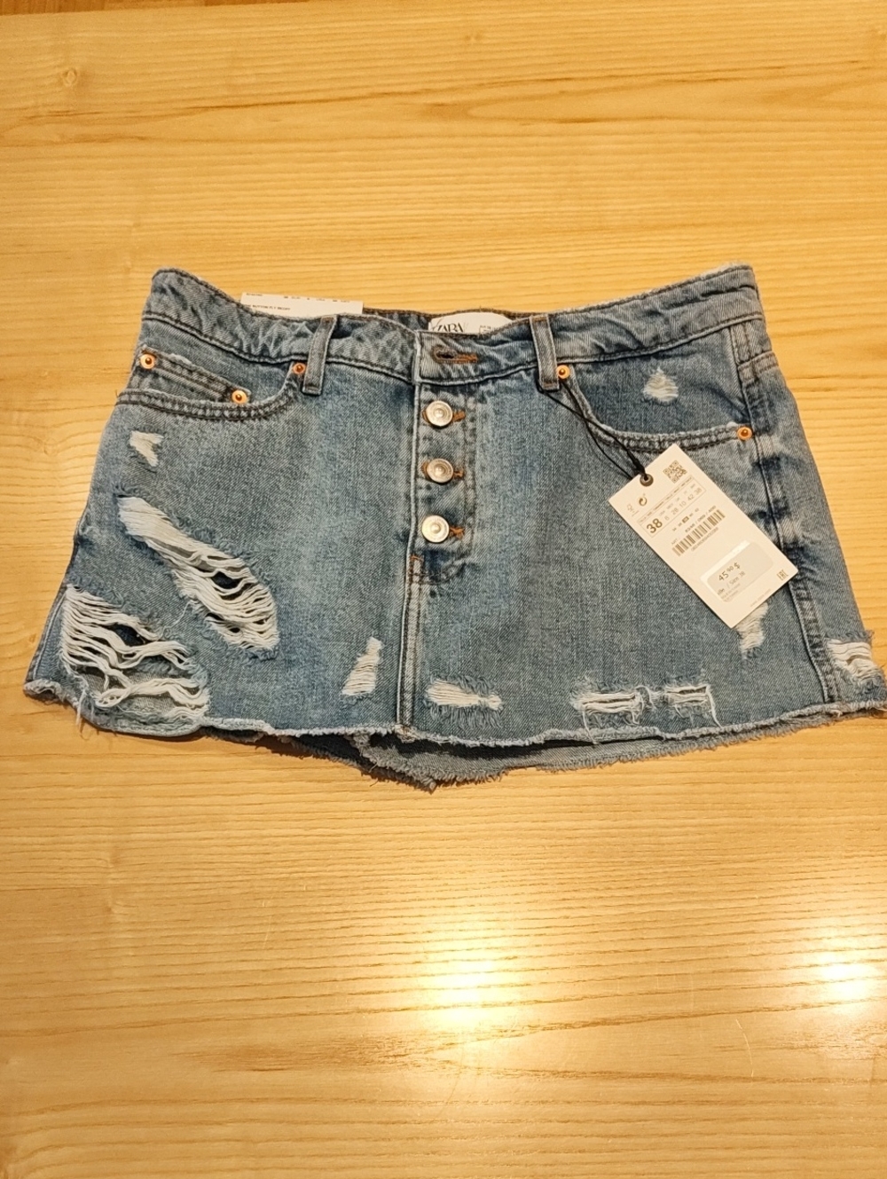 2x ZARA SKORT IN SUNRISE BLUE
